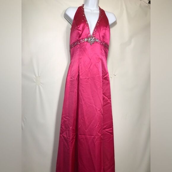 My Fashion Style Fuchsia Size Medium NWOT Prom Evening Dress - Picture 1 of 11